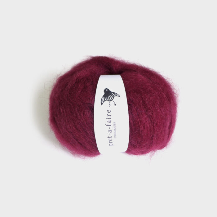 Mohairwolle Bordeaux